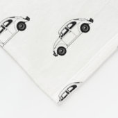 Couverture Polaire Motif d'impression graphique Beetle Car Motif (Coin)