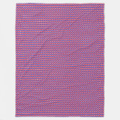 Couverture Polaire Motif d'indicateur Porto Rico Patchwork (Devant)