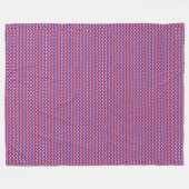 Couverture Polaire Motif d'indicateur Porto Rico Patchwork (Devant (Horizontal))