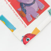 Couverture Polaire Motif Dino Ranch (Coin)