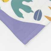 Couverture Polaire Motif Dino Roar Fun (Coin)