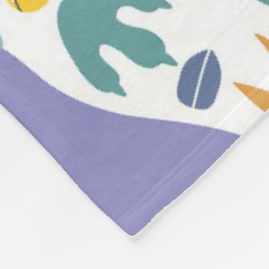 Couverture Polaire Motif Dino Roar Fun (Coin)