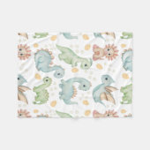 Couverture Polaire motif dinosaure (Devant (Horizontal))
