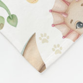 Couverture Polaire motif dinosaure (Coin)