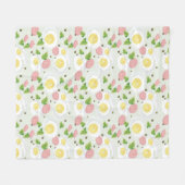 Couverture Polaire Motif d'oeufs et de saucisse (Devant (Horizontal))