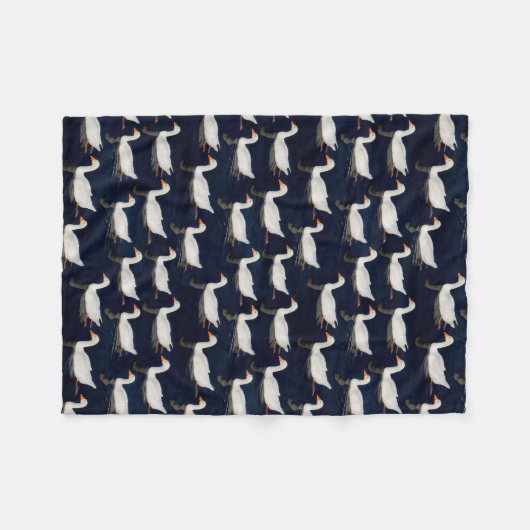 Couverture Polaire Motif d'oies (Devant (Horizontal))