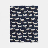 Couverture Polaire Motif d'oies (Devant)