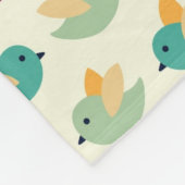 Couverture Polaire Motif d'oiseaux (Coin)