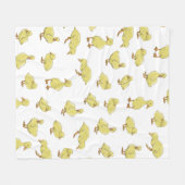 Couverture Polaire Motif d'oiseaux canards (Devant (Horizontal))