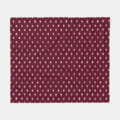 Couverture Polaire Motif d'or de Bourgogne (Devant (Horizontal))