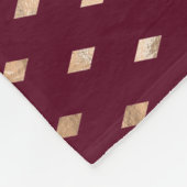 Couverture Polaire Motif d'or de Bourgogne (Coin)