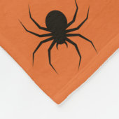 Couverture Polaire Motif d'Orange Halloween Scary Bats et Araignées (Coin)