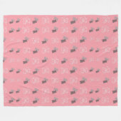 Couverture Polaire Motif d'ours rustique moderne (Devant (Horizontal))