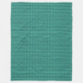 Couverture Polaire Motif Drapeau des Bahamas Patchwork (Devant)