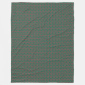 Couverture Polaire Motif Drapeau du Bangladesh Patchwork (Devant)