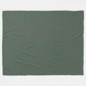 Couverture Polaire Motif Drapeau du Bangladesh Patchwork (Devant (Horizontal))