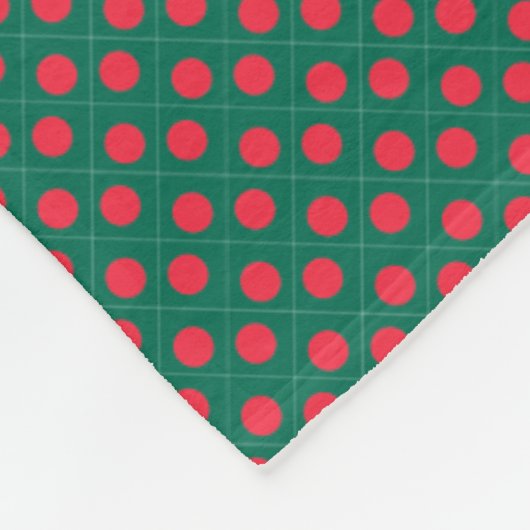 Couverture Polaire Motif Drapeau du Bangladesh Patchwork (Coin)