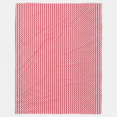 Couverture Polaire Motif Drapeau Monaco Patchwork (Devant)