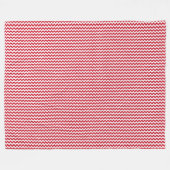 Couverture Polaire Motif Drapeau Monaco Patchwork (Devant (Horizontal))
