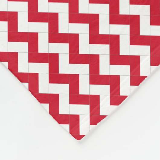 Couverture Polaire Motif Drapeau Monaco Patchwork (Coin)