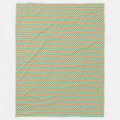 Couverture Polaire Motif Drapeau Patchwork Irlande (Devant)