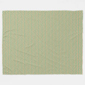 Couverture Polaire Motif Drapeau Patchwork Irlande (Devant (Horizontal))
