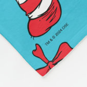 Couverture Polaire Motif du Chat dans le Chapeau (Coin)