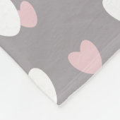 Couverture Polaire Motif du coeur Valentine (Coin)