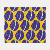 Couverture Polaire Motif du drapeau brésilien (Devant (Horizontal))