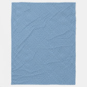 Couverture Polaire Motif du drapeau du Botswana Patchwork (Devant)