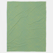 Couverture Polaire Motif du drapeau Patchwork Ukraine (Devant)