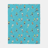 Couverture Polaire Motif du joueur de football (Devant)