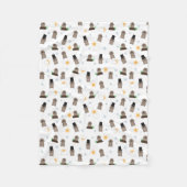 Couverture Polaire Motif du jour de la marmotte (Devant)