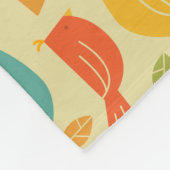 Couverture Polaire Motif du sud d'oiseau de diagramme de grammaire (Coin)