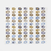 Couverture Polaire motif d'un ours de nounours de jouet (Devant (Horizontal))