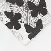 Couverture Polaire motif d'un papillon (Coin)