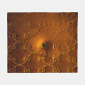 Couverture Polaire Motif d'une porte en cuir véritable porte d'entrée (Devant (Horizontal))
