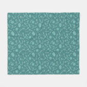 Couverture Polaire Motif d'ustensiles de cuisine (Devant (Horizontal))