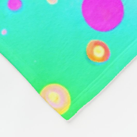 Couverture Polaire Motif dynamique Neon Blaze (Coin)