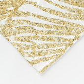 Couverture Polaire Motif élégant de plantes tropicales de parties (Coin)