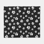 Couverture Polaire Motif Empreinte de patte (Devant (Horizontal))