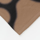 Couverture Polaire Motif Empreinte de patte adorable (Coin)