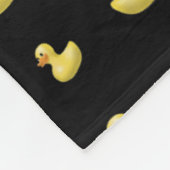 Couverture Polaire Motif en caoutchouc noir de canard (Coin)