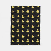 Couverture Polaire Motif en caoutchouc noir de canard (Devant)