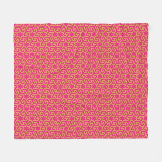 Couverture Polaire Motif en forme d'étoile arabe (Devant (Horizontal))