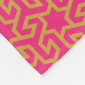 Couverture Polaire Motif en forme d'étoile arabe (Coin)