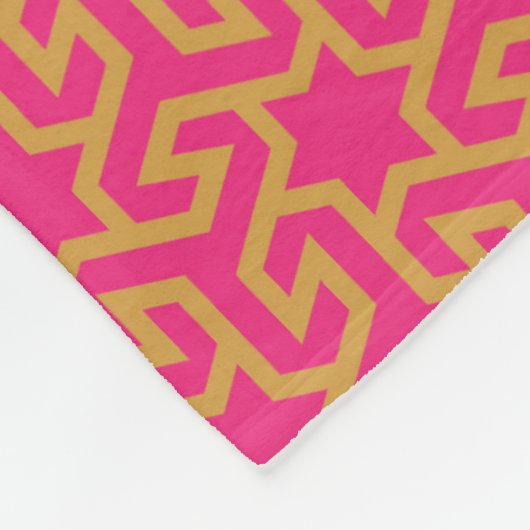 Couverture Polaire Motif en forme d'étoile arabe (Coin)