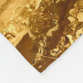 Couverture Polaire Motif en marbre d'or naturel (Coin)