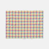Couverture Polaire Motif en pastel lumineux de plaid (Devant (Horizontal))