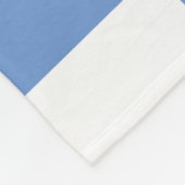 Couverture Polaire Motif en vichy bleu (Coin)